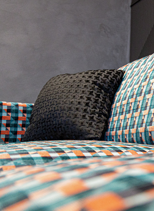 Текстиль PLATINO mobili Декоративная подушка черный бархат